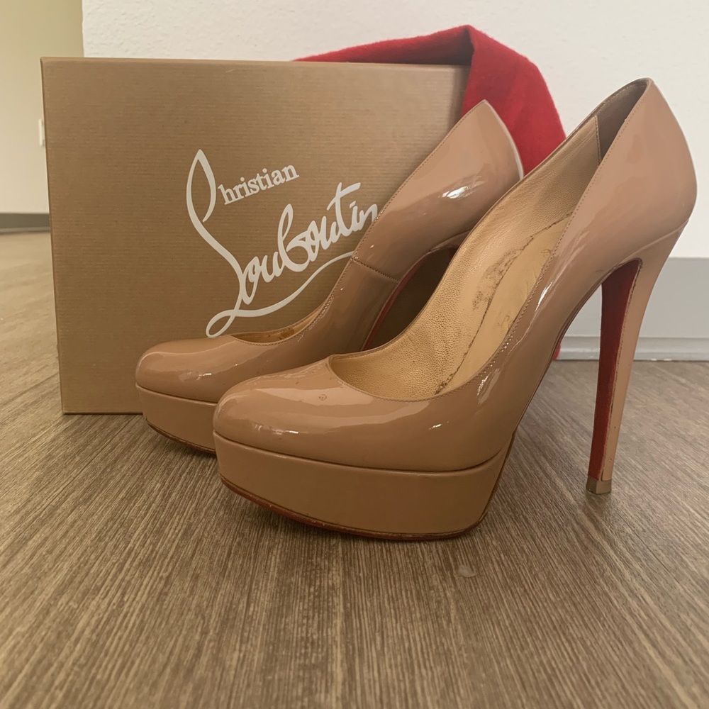 Christian Louboutin Bianca 140 Patent Calf Heels